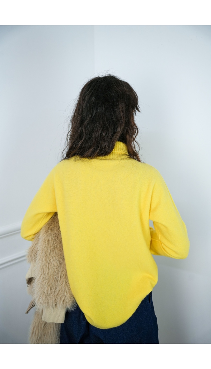 Pull Maille Jaune LOUISE