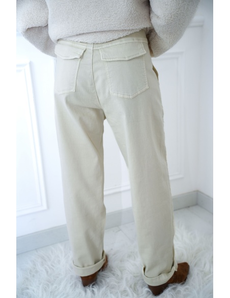 new2000  ECRU JEANS FEMME