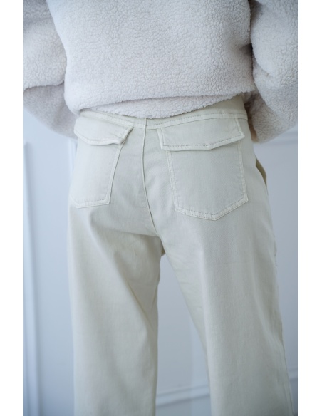 new2000  ECRU JEANS FEMME