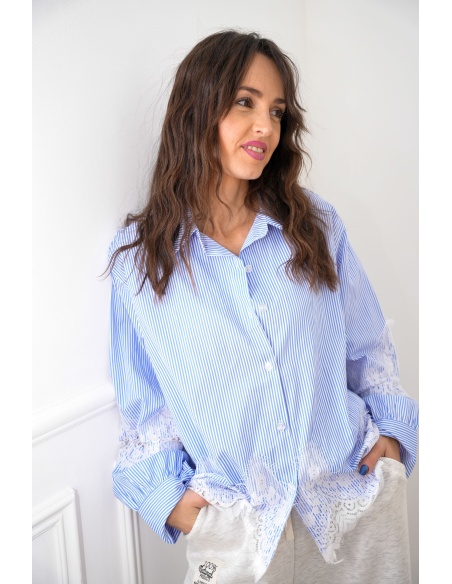 beautiful encounter s.l RAYE BLEU CHEMISIER
