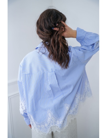 Chemisier Rayée Ciel BONNIE
