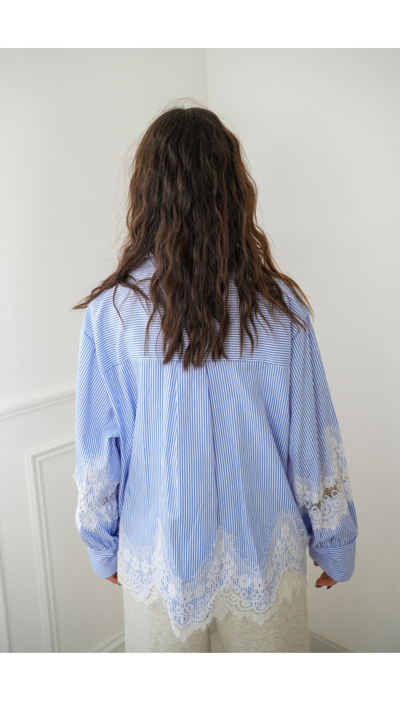 Chemisier Rayée Ciel BONNIE