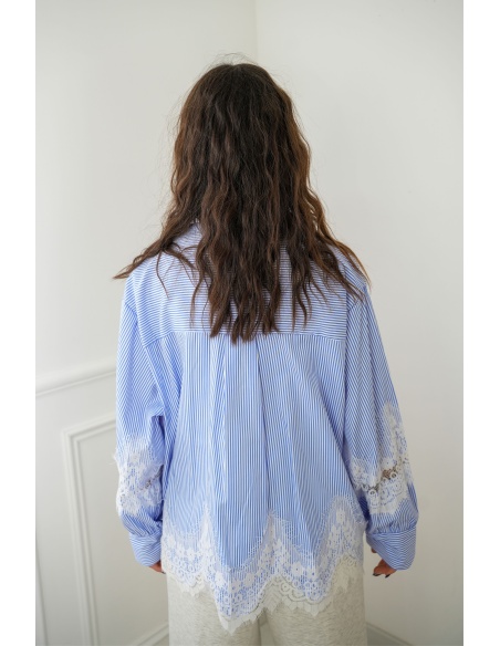 Chemisier Rayée Ciel BONNIE