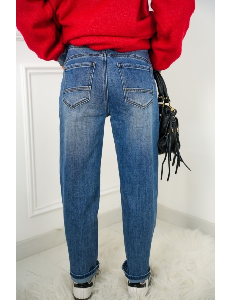 Jean Boyfriend Bleu ROMANE