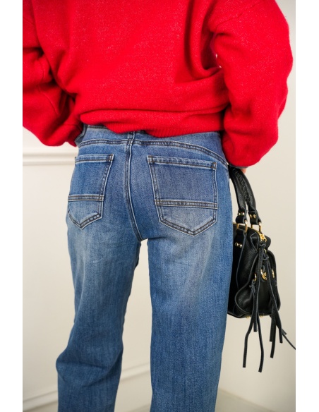 Jean Boyfriend Bleu ROMANE