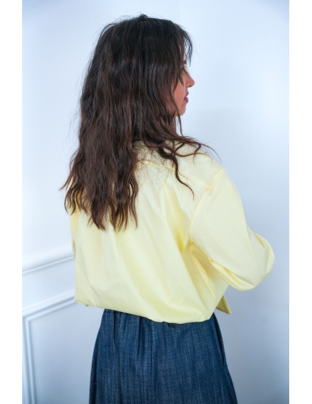 Chemisier Lavallière Jaune CAMILLE