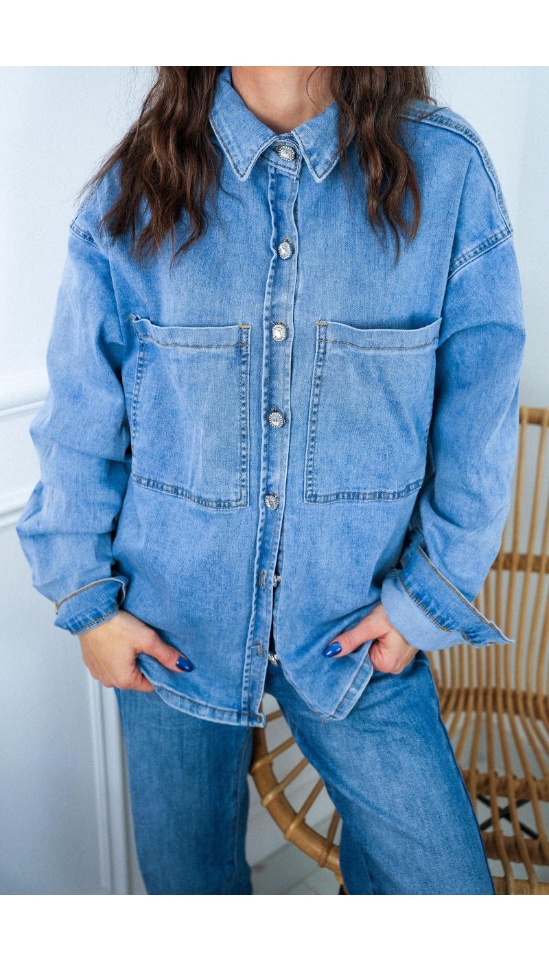 Chemisier Bijoux Denim VICTORIA