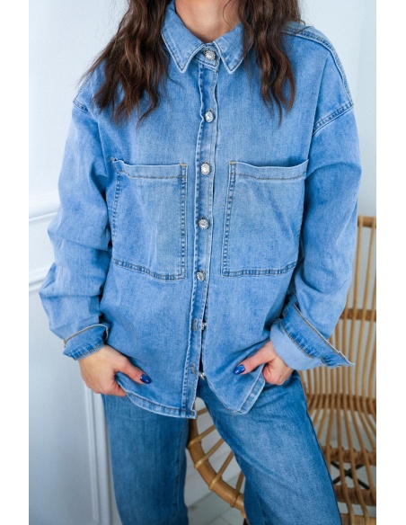 Chemisier Bijoux Denim VICTORIA