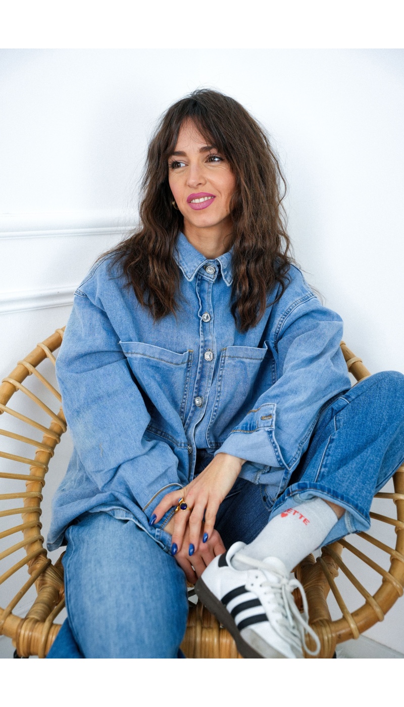 Chemisier Bijoux Denim VICTORIA