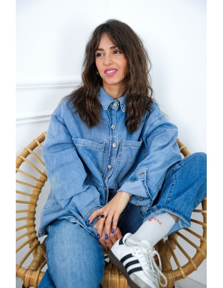 Chemisier Bijoux Denim VICTORIA