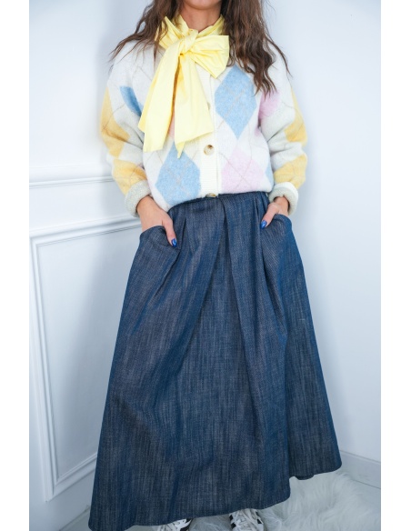 Gilet Carreaux Pastel LOUNA