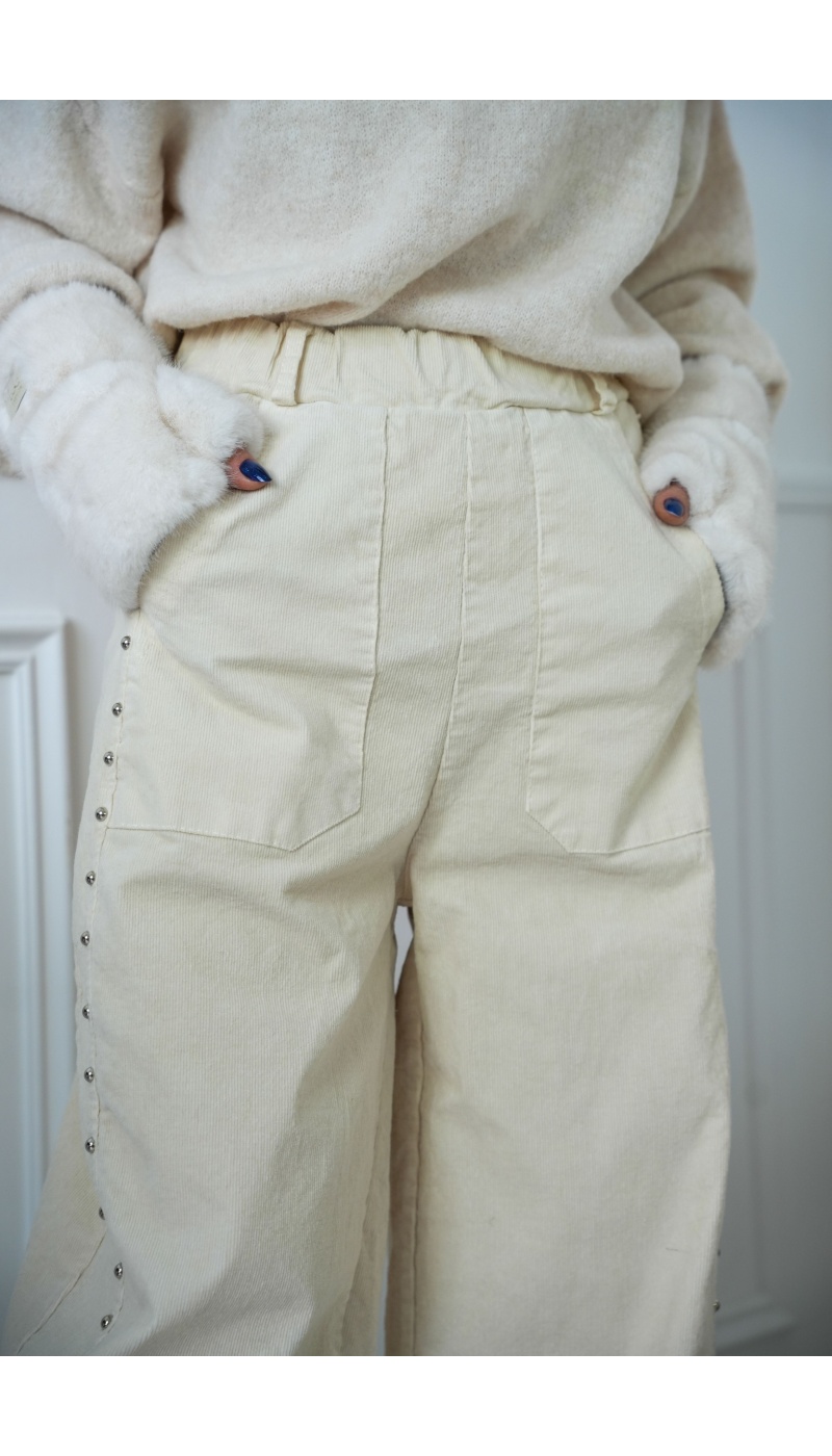 Pantalon Clous Ecru LIGHT