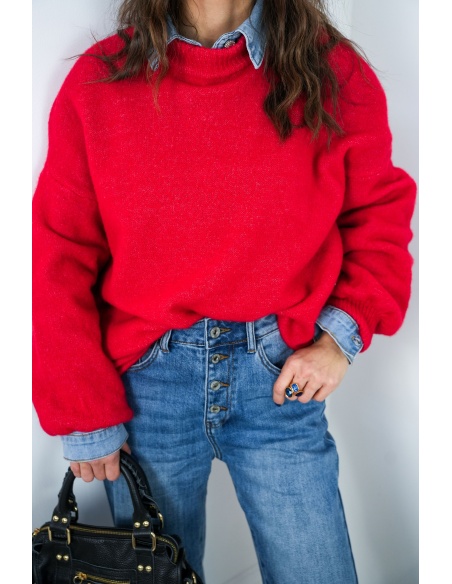 EMMY MODA 201 SCP  ROUGE PULL FEMME