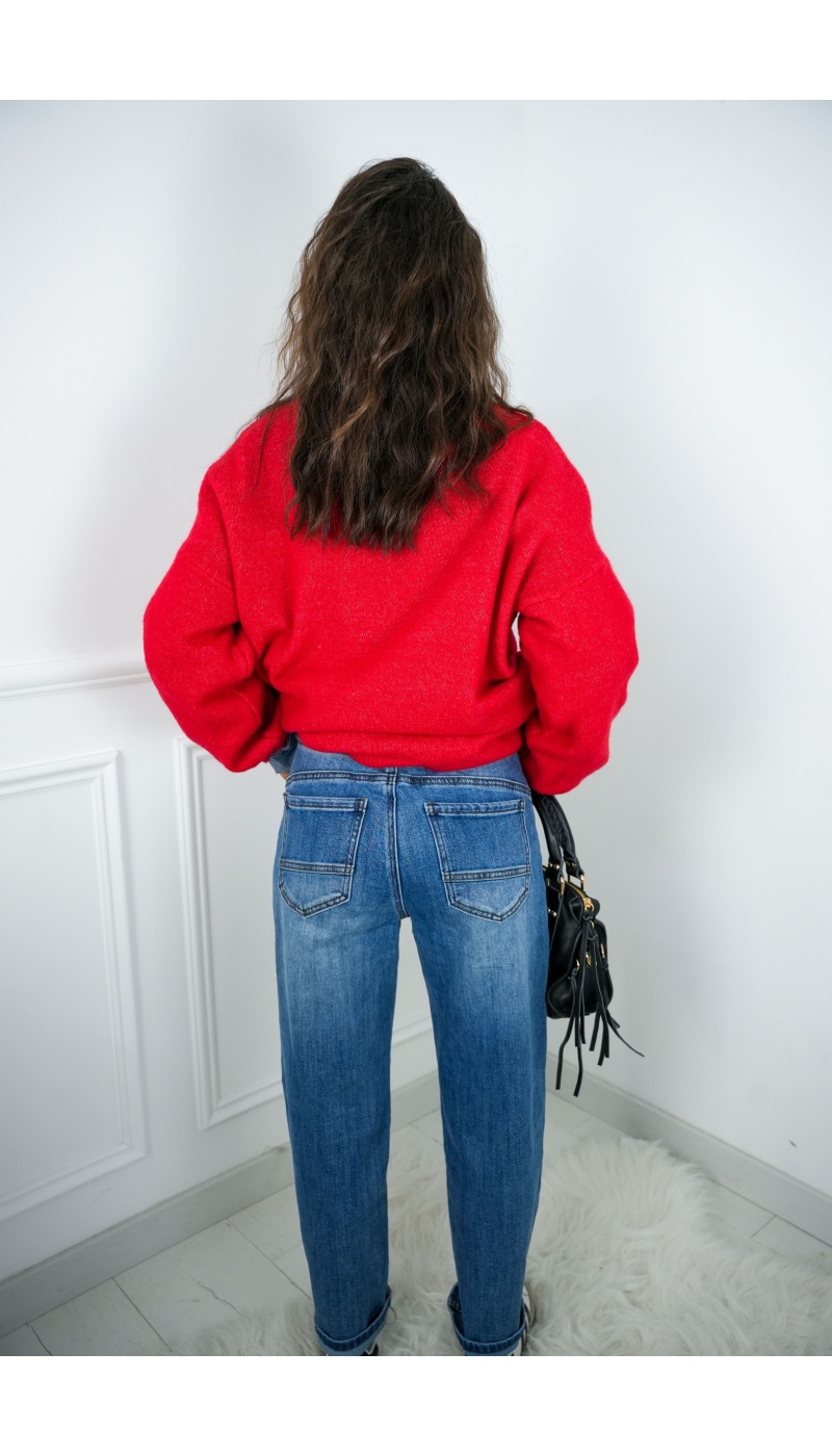 EMMY MODA 201 SCP  ROUGE PULL FEMME