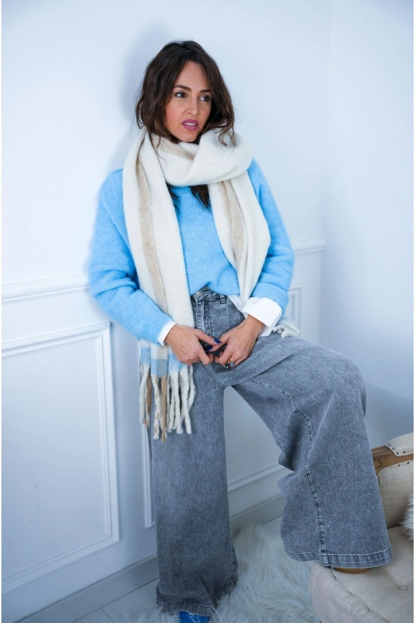 Jean Large Gris LILOU Noho - 1 | BAS 2