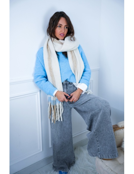 MODAS Y CREATIONES ANGELINA SL JEANS GRIS JEANS FEMME