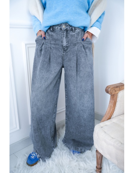 Jean Large Gris LILOU