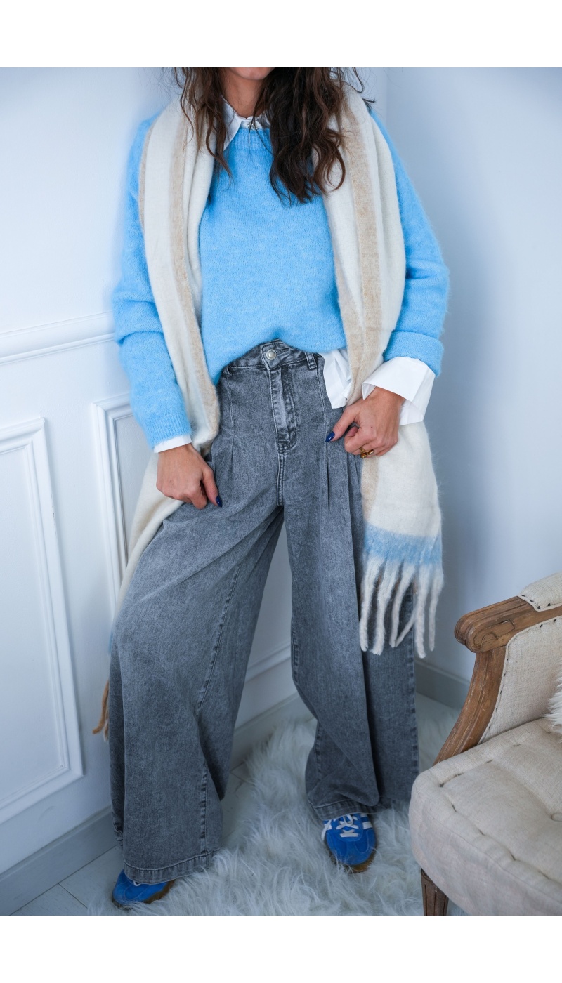 MODAS Y CREATIONES ANGELINA SL JEANS GRIS JEANS FEMME