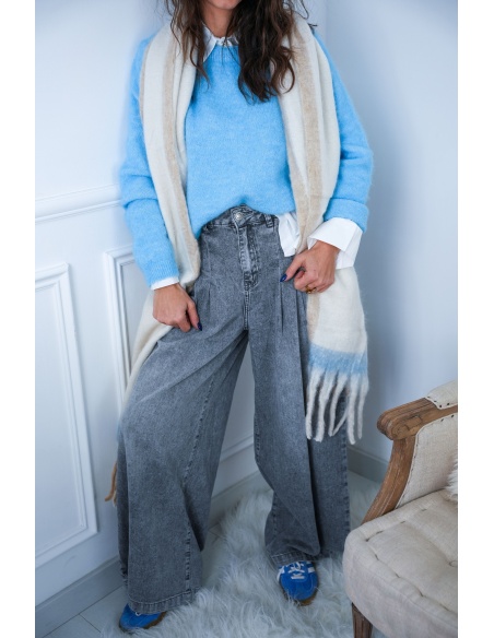 MODAS Y CREATIONES ANGELINA SL JEANS GRIS JEANS FEMME