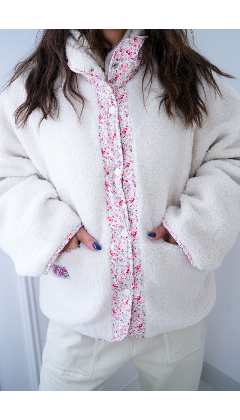 SEASON SARL LIANG FLERUS ECRU VESTES FEMME