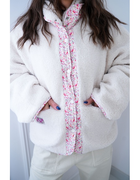 SEASON SARL LIANG FLERUS ECRU VESTES FEMME