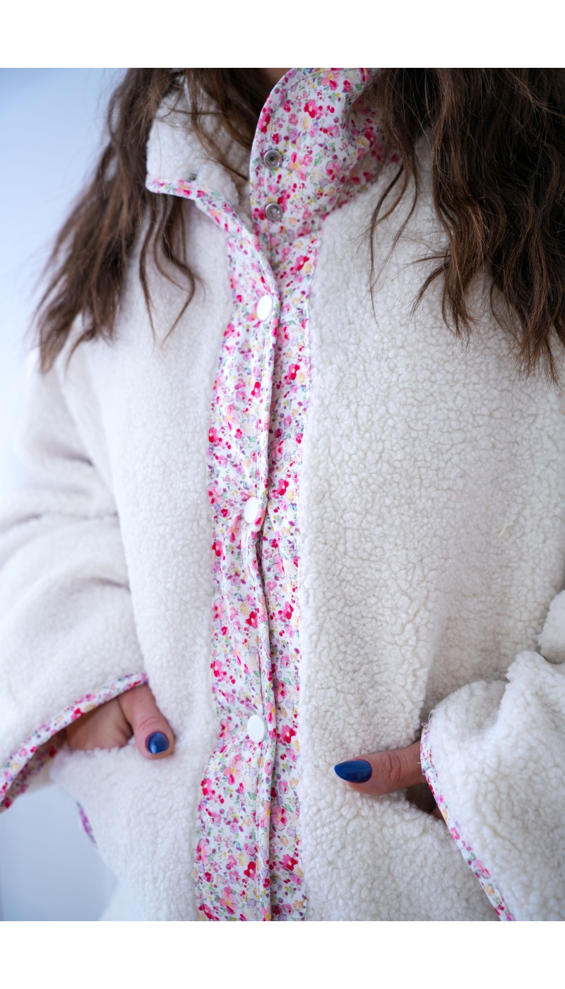 SEASON SARL LIANG FLERUS ECRU VESTES FEMME