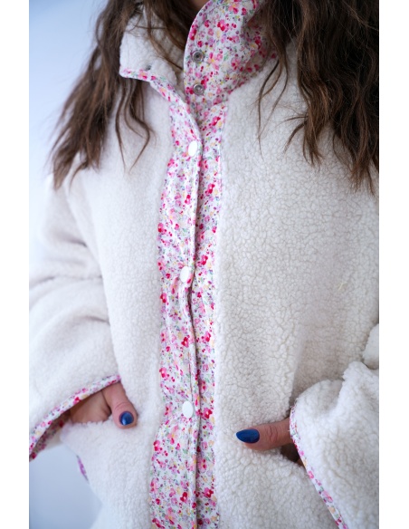 SEASON SARL LIANG FLERUS ECRU VESTES FEMME