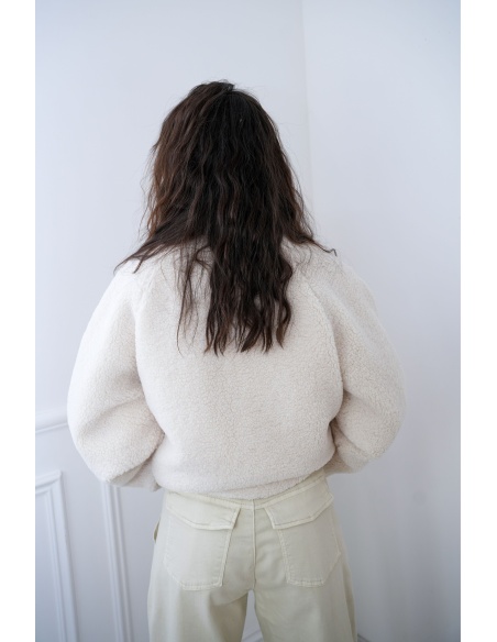 Veste Réversible Ecrue FLOWER