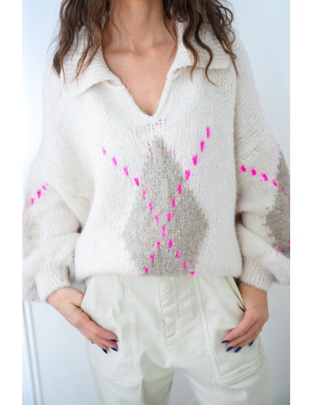 YASMIN CLOSET  TAUPE PULL FEMME