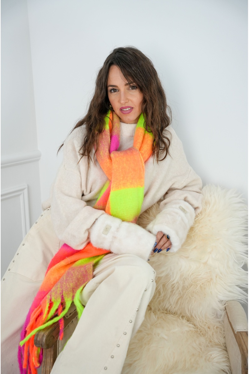 Pull Oversize Ecru BELLA 2