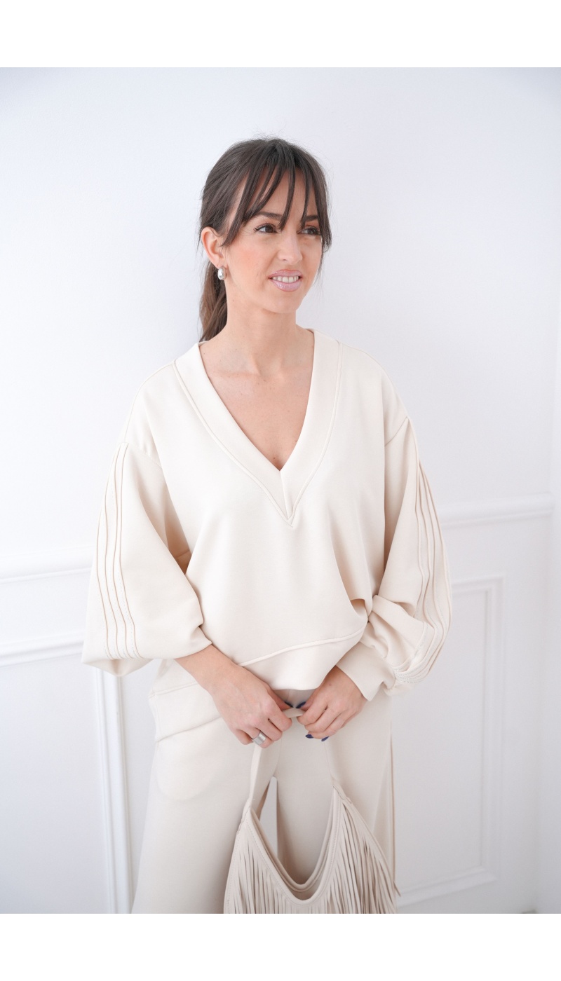 Pull Sweat Ecru LINH