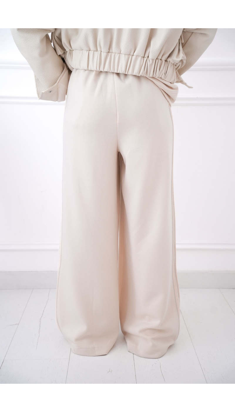 GARCONNE SARL TOPHA ARGENT ECRU PANTALON FEMME