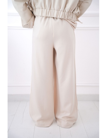 GARCONNE SARL TOPHA ARGENT ECRU PANTALON FEMME