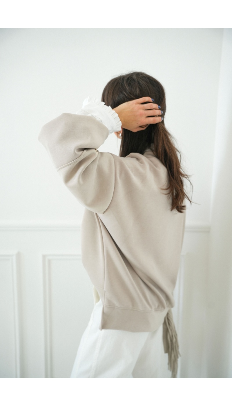 Pull Oversize Beige LARA