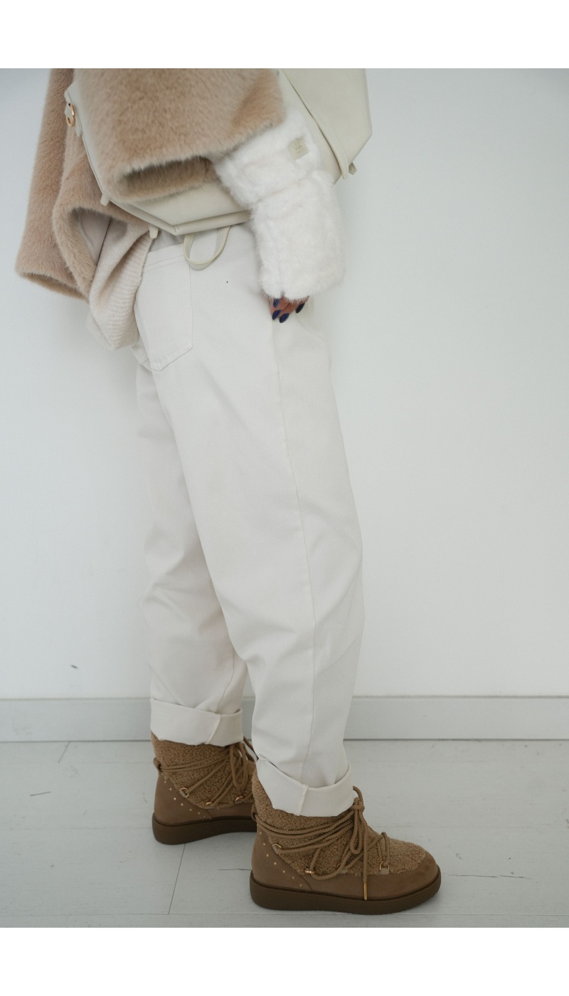 BADALONA SL JEANS BLANC PANTALON FEMME