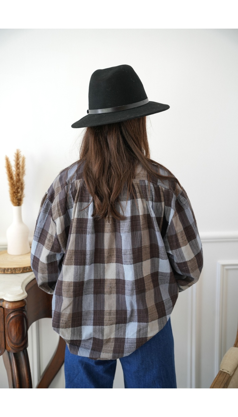 johanna toutoun CARREA BLEU CHEMISIER