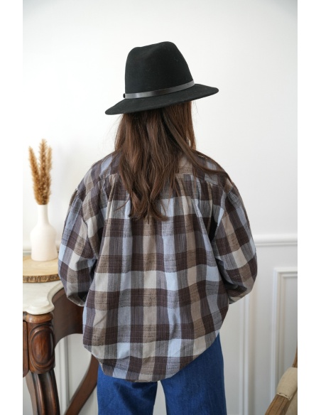 johanna toutoun CARREA BLEU CHEMISIER