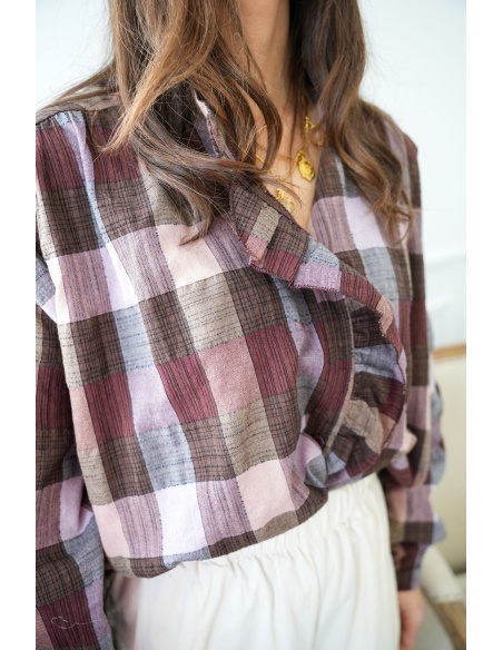 johanna toutoun CARREA ROSE CHEMISIER