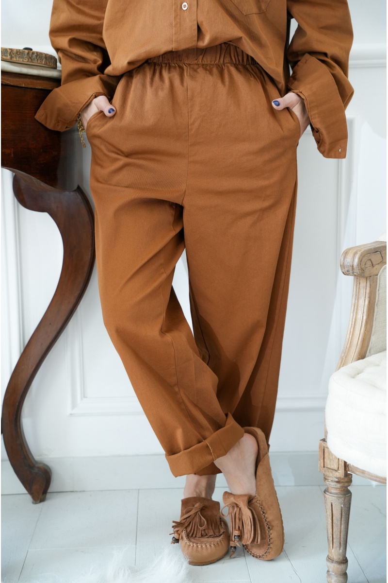 johanna toutoun  CAMEL PANTALON FEMME