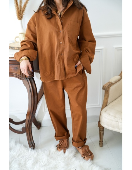 johanna toutoun POCHE CAMEL CHEMISIER