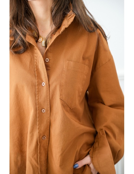 johanna toutoun POCHE CAMEL CHEMISIER