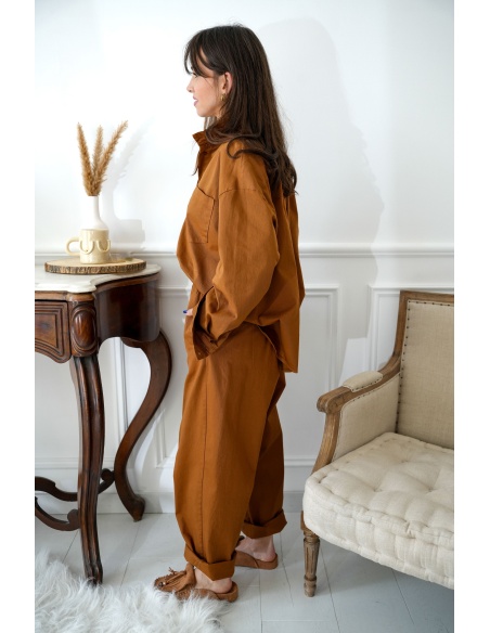 johanna toutoun POCHE CAMEL CHEMISIER