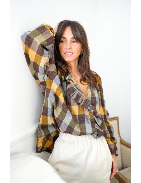 johanna toutoun CARREA JAUNE CHEMISIER