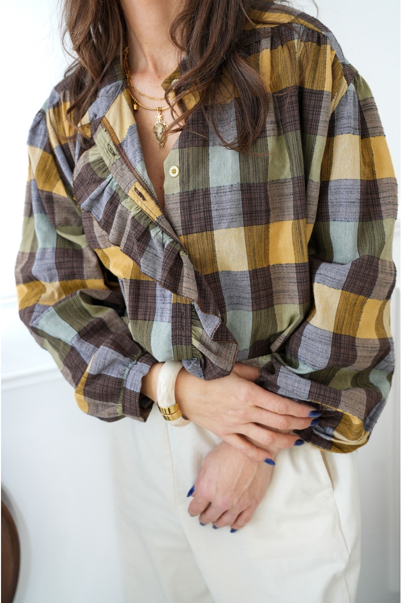 johanna toutoun CARREA JAUNE CHEMISIER 2