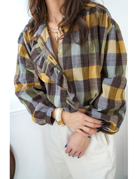 johanna toutoun CARREA JAUNE CHEMISIER