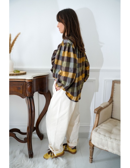 johanna toutoun CARREA JAUNE CHEMISIER