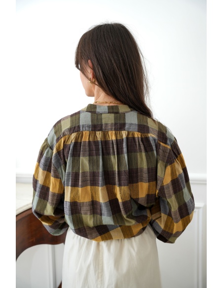 johanna toutoun CARREA JAUNE CHEMISIER