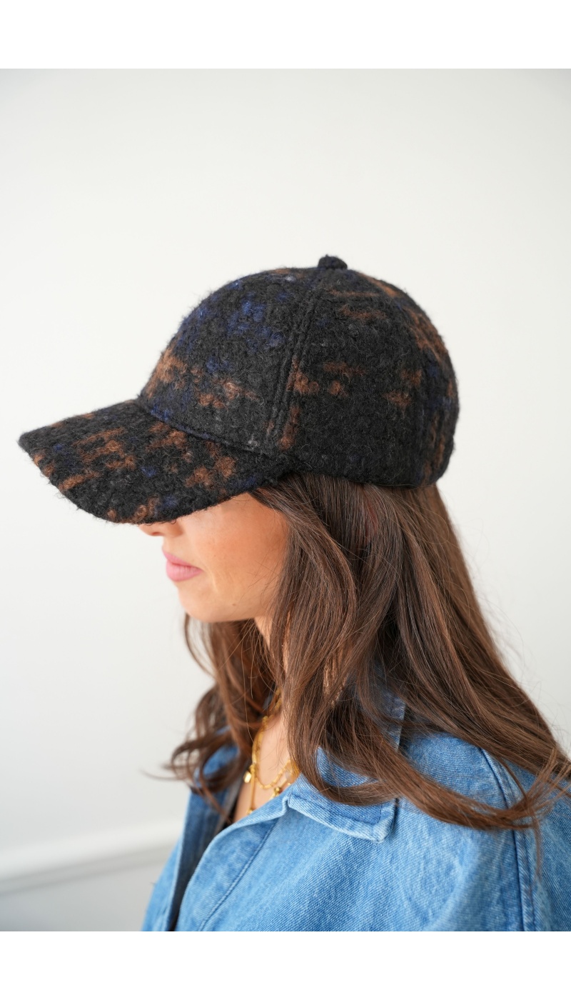 KESSLY  NOIR CASQUETTE