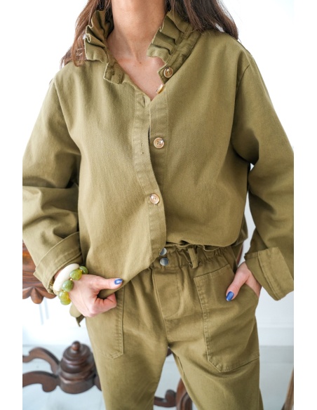 johanna toutoun  KAKI CHEMISIER