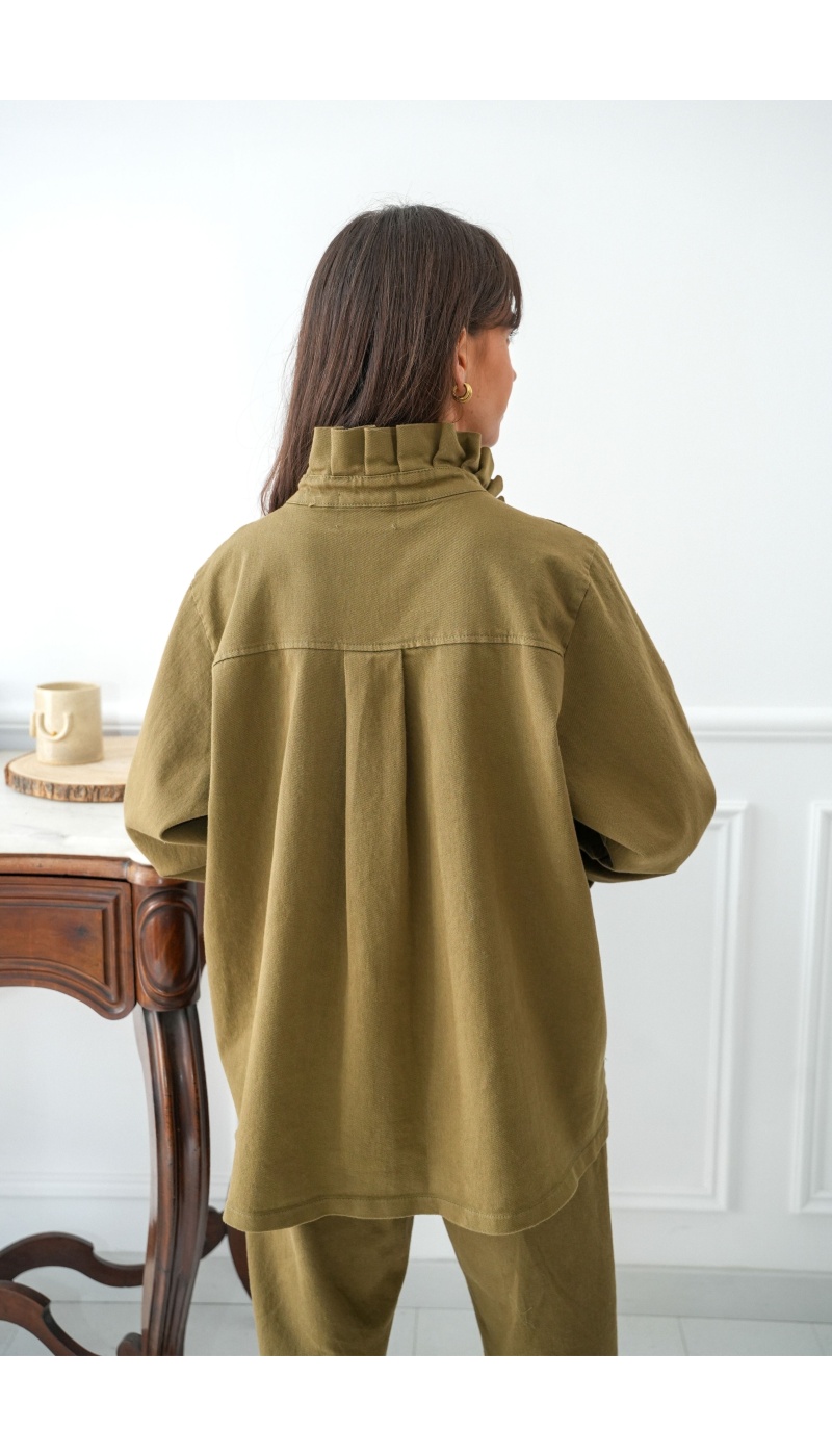 johanna toutoun  KAKI CHEMISIER